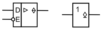 Условное графическое обозначение элементов повторителей