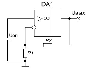 Схема стабилизатора напряжения на ОУ