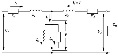 Эквивалентная схема трансформатора